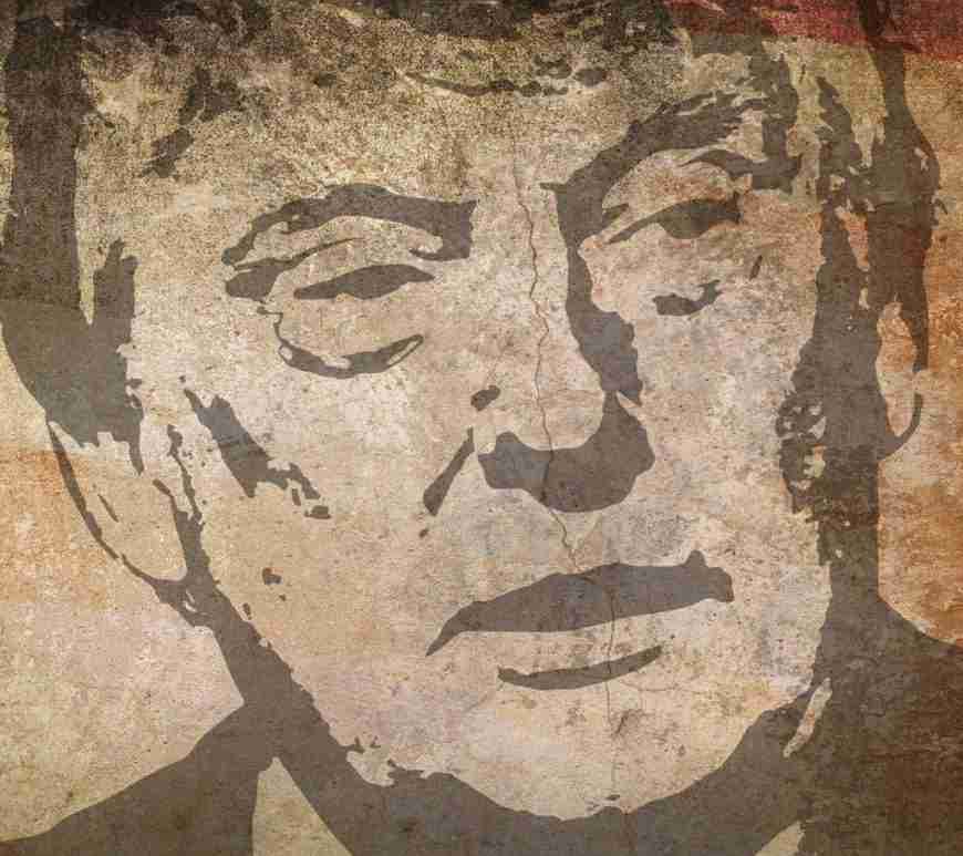Desenho do rosto de Donald Trump sobre a bandeira dos Estados Unidos. Créditos: Imagem de M. H. por Pixabay